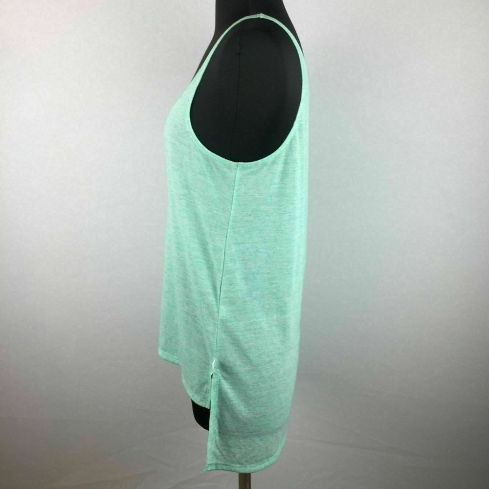 Victorias Secret S Hi-Lo Slit Sides Tank Poly Flax - Picture 4 of 11